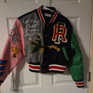 SWANK Multicolor Kids Varsity Jacket